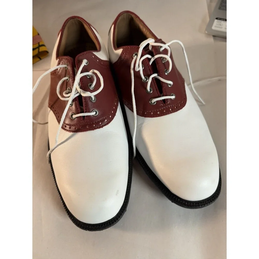 Alabama Crimson Tide Footjoy Mens Size 9 1/2 Golf Shoes